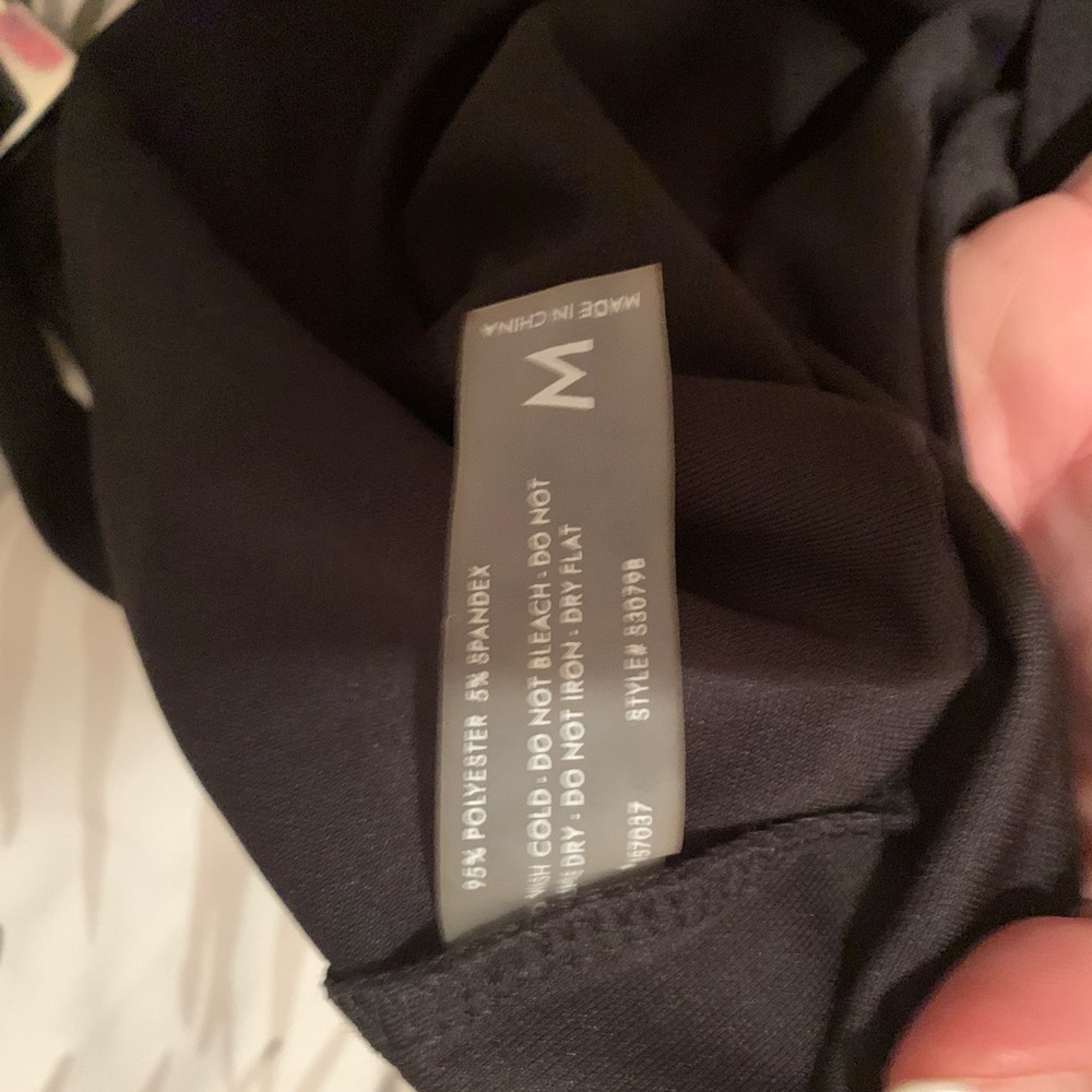 Sexy black bodysuit. NWOT - Picture 3 of 3